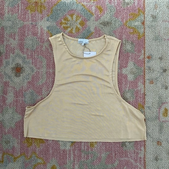 danielle bernstein ribbed cropped tank - Picture 3 of 5
